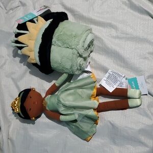 Pillowfort The Princess And The Frog Tiana Hooded Blanket And Plush Doll